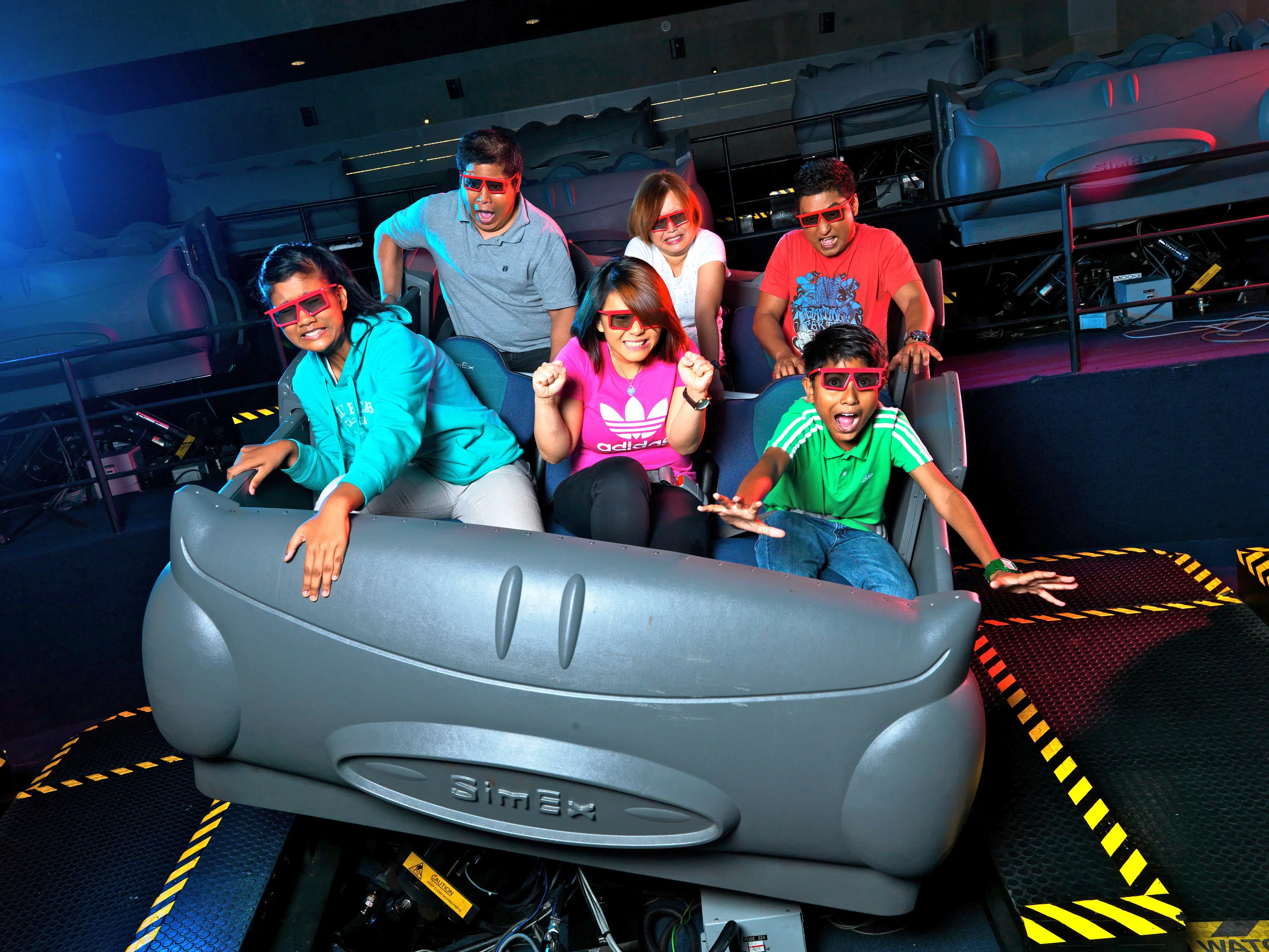 SOS Party Offsite sightseeing Universal Studio Tour Sentosa 4D Adventureisland